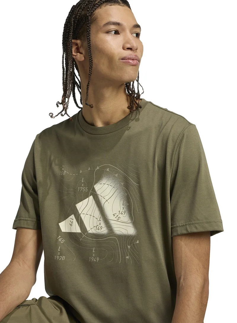 Adidas Climacool City Tech Storm Logo Graphic T-Shirt